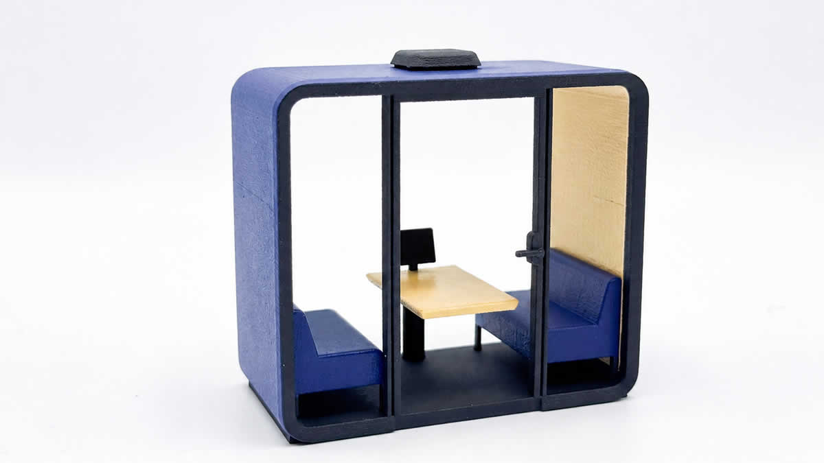 Fabrication de mobilier par impression 3D en PA12 couleur