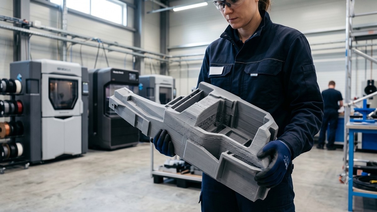 Grande pièce fabriquée en impression 3D FDM